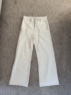 Madewell Women’s The Ultimate Wide-Leg Pants white/ off-white pants